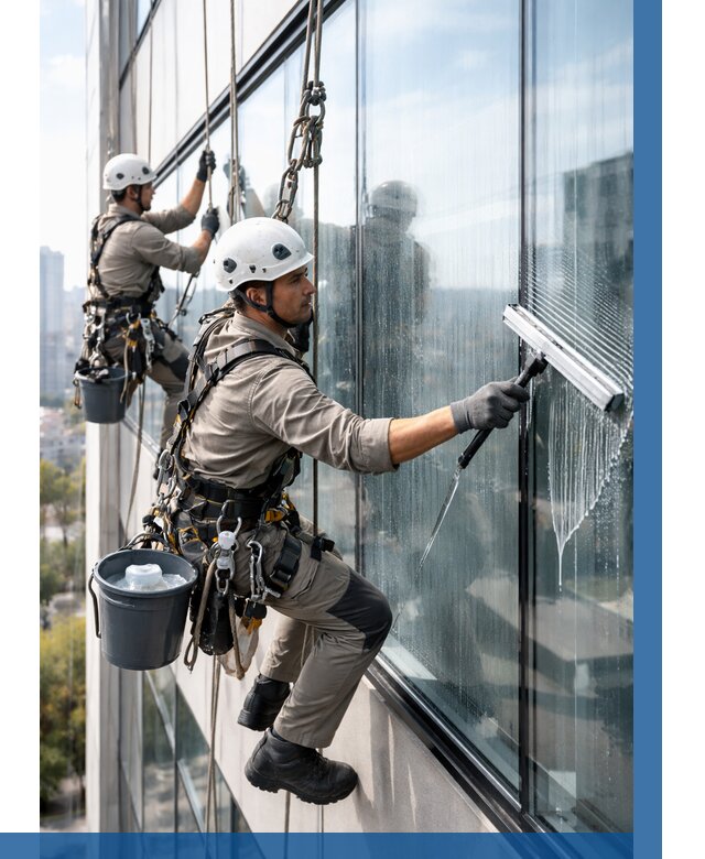 Мойка окон альпинистами в Тейково от 4893 р. | ВЫСОТНИК-Ткв