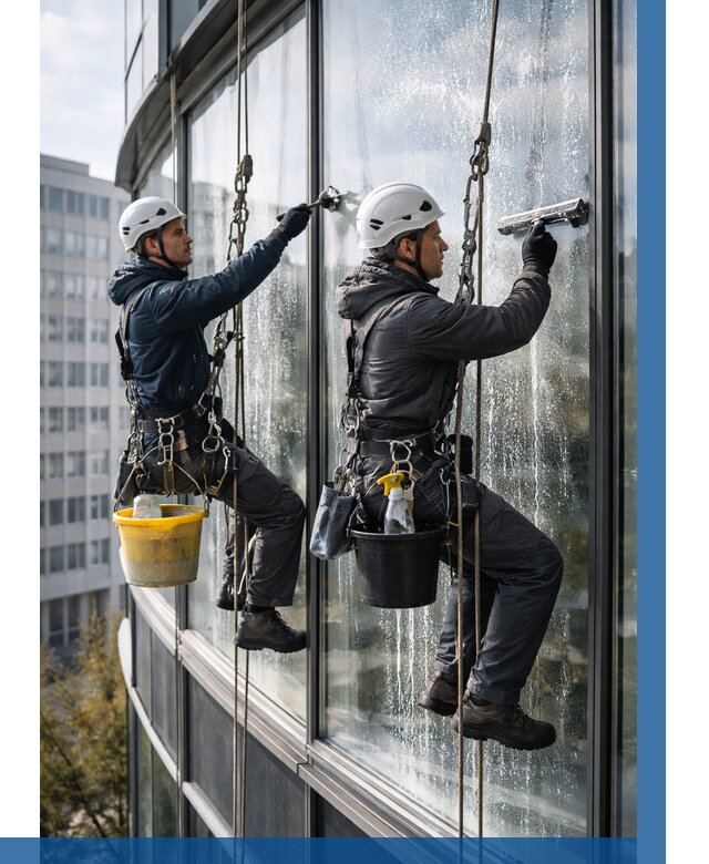Мойка панорамных окон в Тейково от 381 р. заказать у ВЫСОТНИК-Ткв
