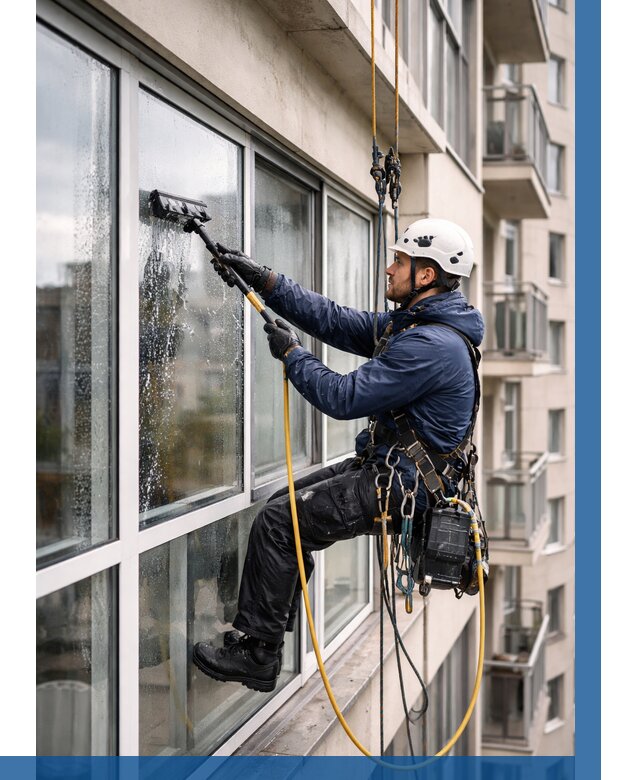 Мойка балконного остекления в Тейково от 3806 р. | ВЫСОТНИК-Ткв