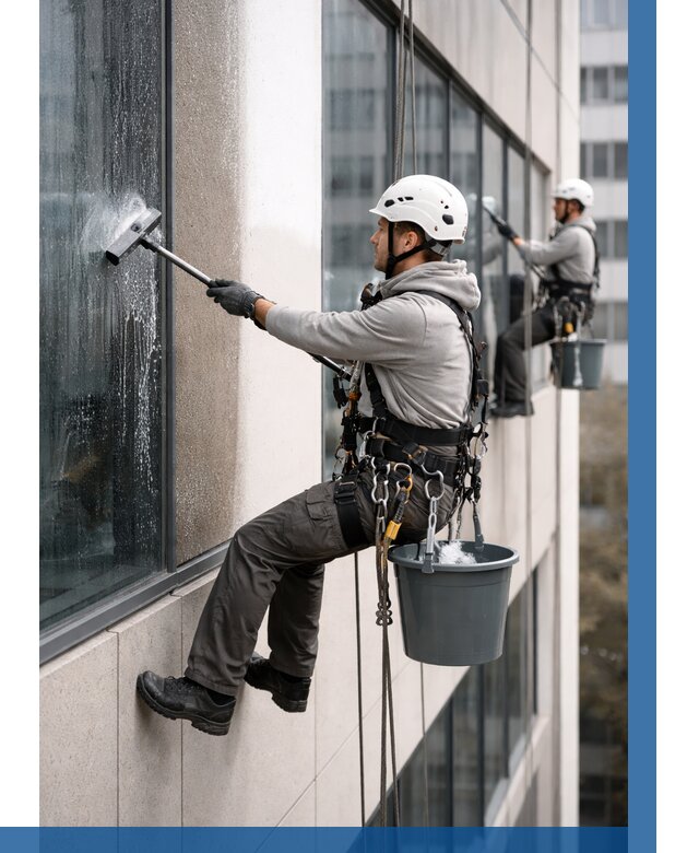 Мойка фасадов зданий в Тейково под ключ от 381 р. | ВЫСОТНИК-Ткв