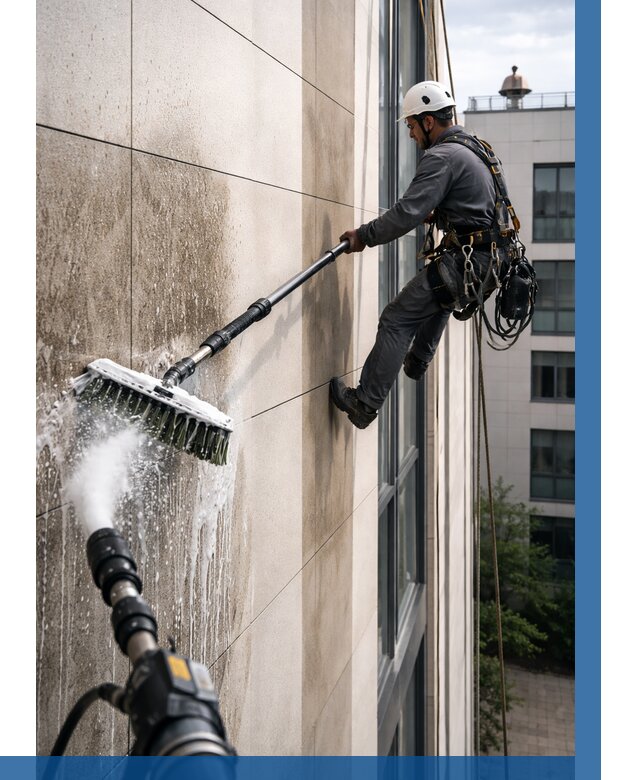 Мойка фасада из керамогранита в Тейково от 326 р. | ВЫСОТНИК-Ткв