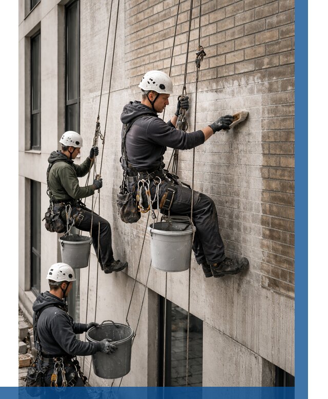 Удаление высолов с фасада в Тейково от 272 р. | ВЫСОТНИК-Ткв