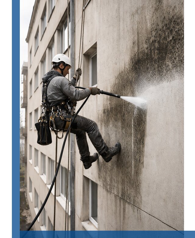 Профессиональная очистка фасадов от плесени в Тейково