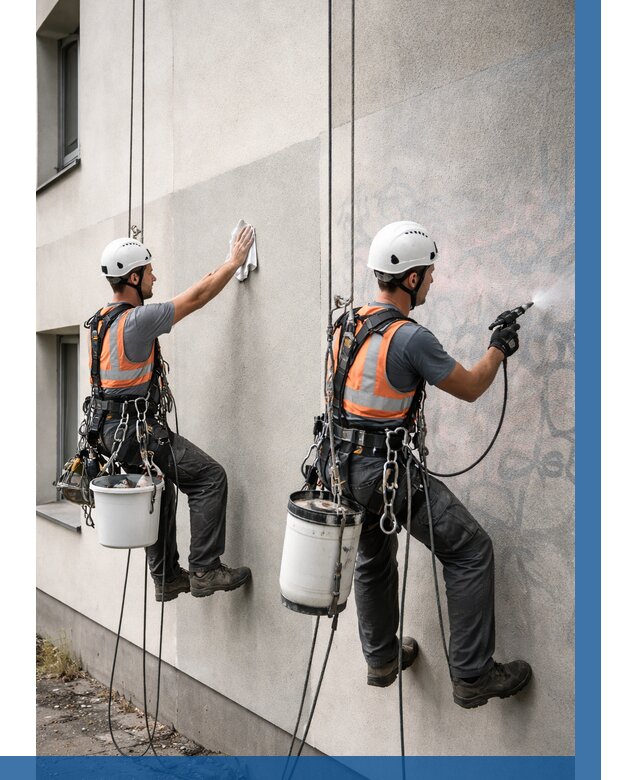 Антиграффити покрытие фасада в Тейково от 652 р. | ВЫСОТНИК-Ткв