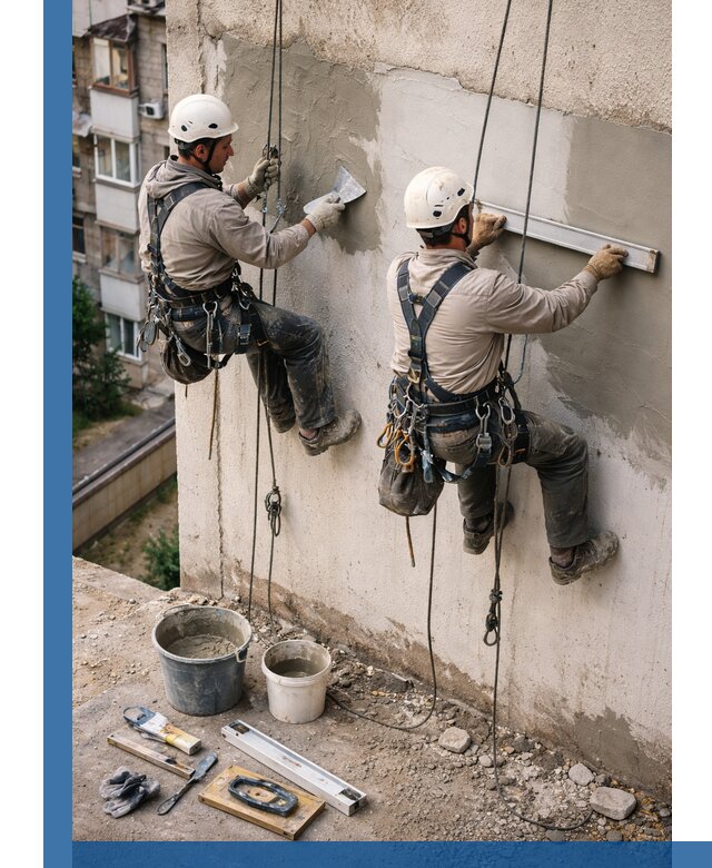 Комплексный ремонт штукатурного фасада с гарантией в Тейково