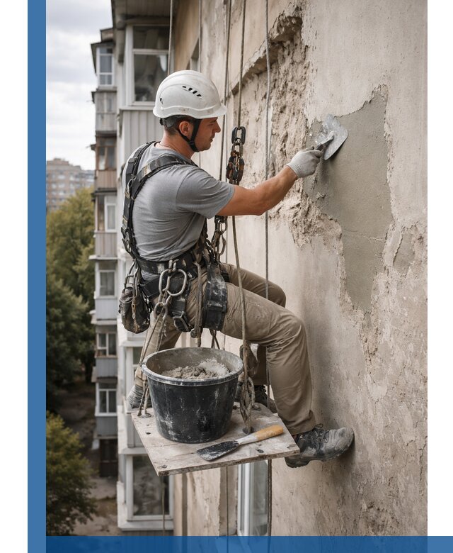 Восстановление фасадной штукатурки в Тейково с гарантией качества