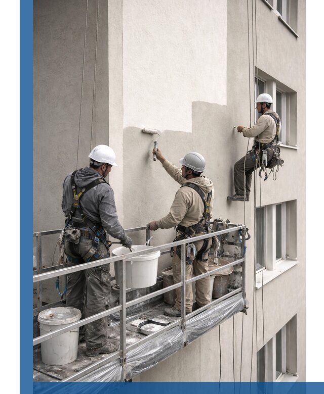 Покраска оштукатуренного фасада в Тейково под ключ с гарантией