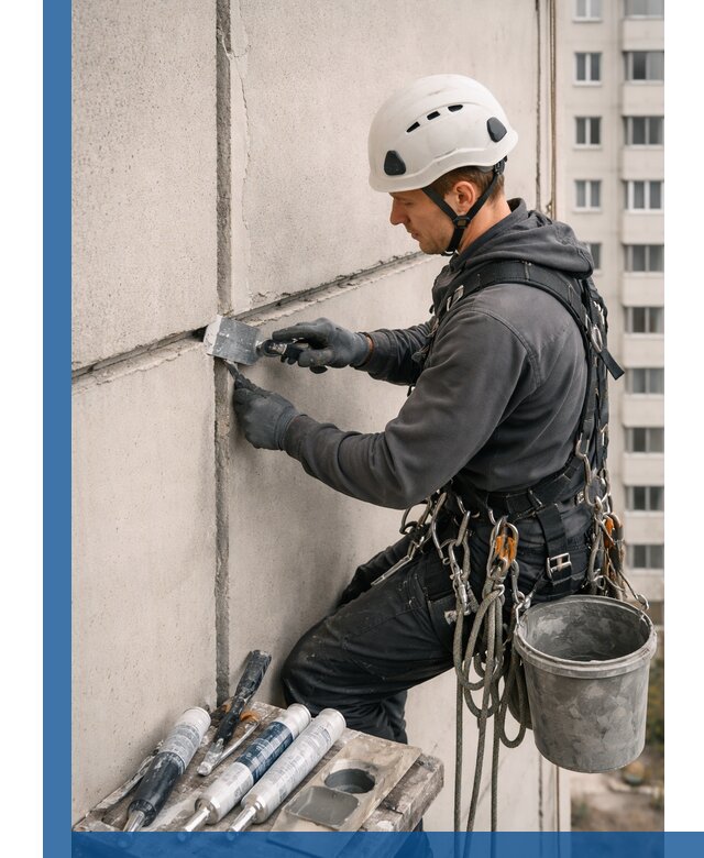 Ремонт межпанельных швов в Тейково герметизация и восстановление