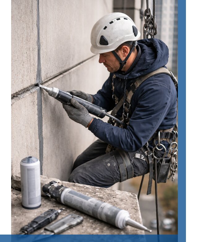 Вторичная герметизация швов в Тейково от 489 р. | ВЫСОТНИК-Ткв