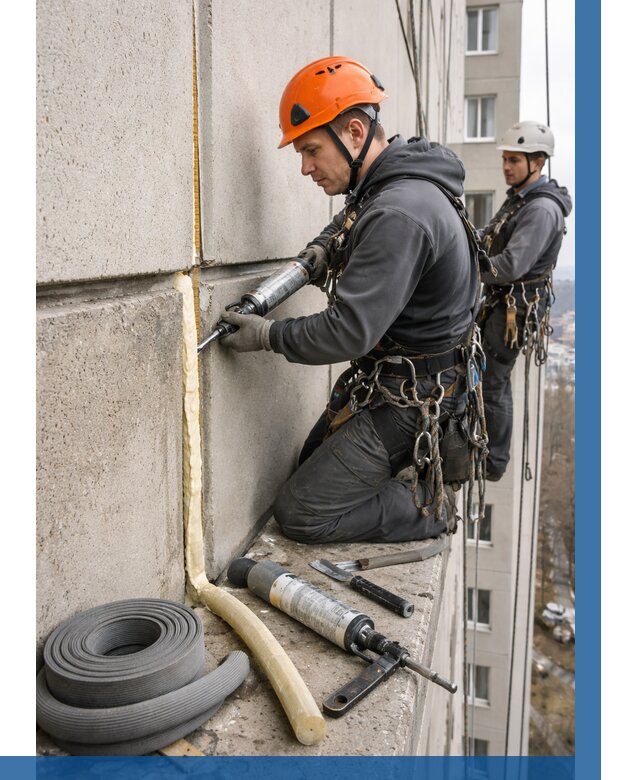 Теплый шов межпанельные швы в Тейково от 761 р. | ВЫСОТНИК-Ткв