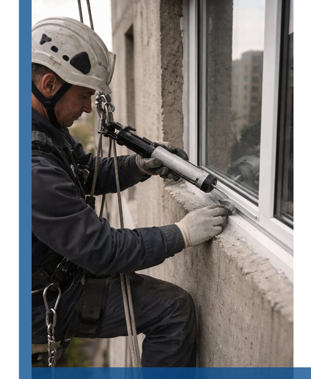 Герметизация оконных швов снаружи в Тейково профессионально