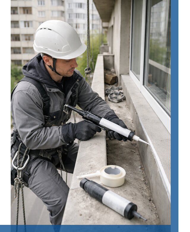 Герметизация швов лоджии в Тейково от 4893 р. | ВЫСОТНИК-Ткв