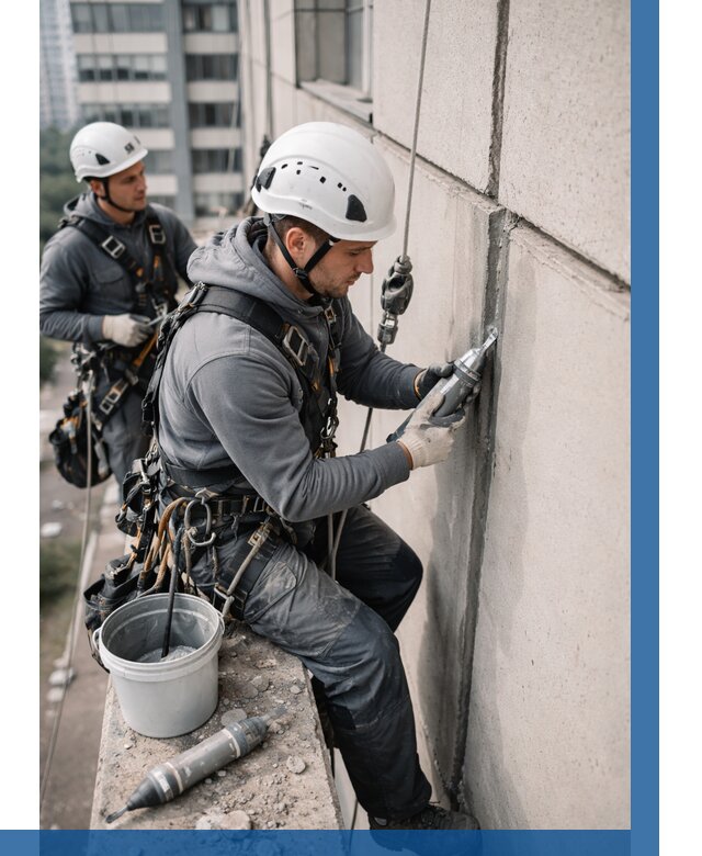 Ремонт деформационных швов здания в Тейково от 1087 р. | ВЫСОТНИК-Ткв