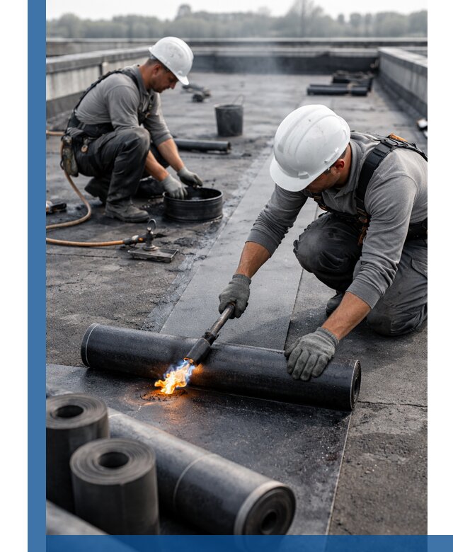 Ремонт рулонной кровли в Тейково герметизация и восстановление