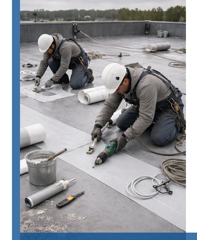 Ремонт мембранной кровли в Тейково качественно и с гарантией