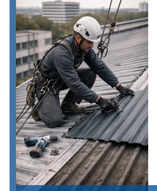 Ремонт профнастила на кровле в Тейково, работы под ключ