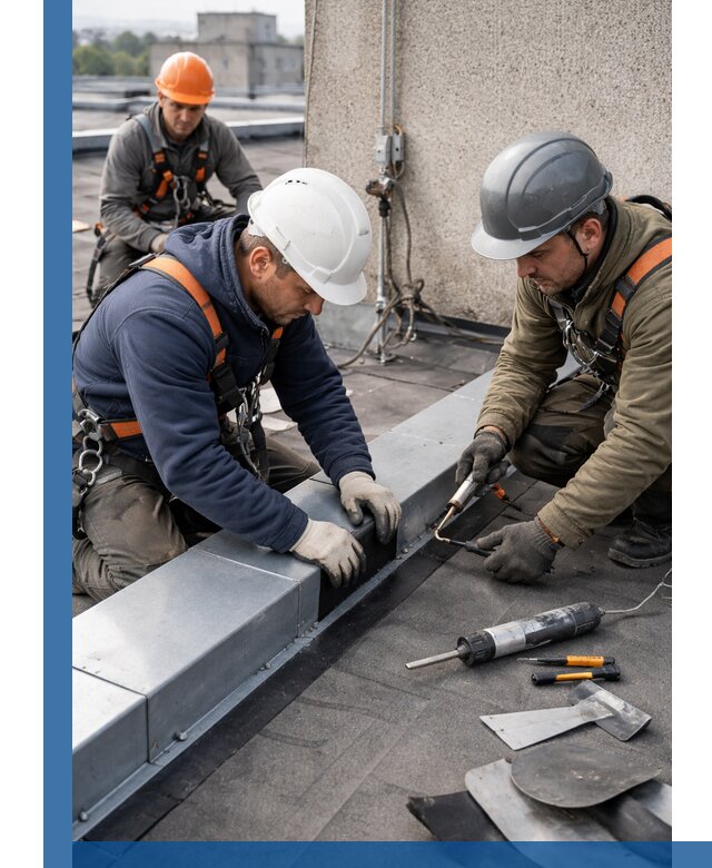 Ремонт кровельных примыканий в Тейково профессионально