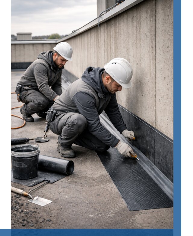 Гидроизоляция примыканий на кровле в Тейково от 979 р. | ВЫСОТНИК-Ткв