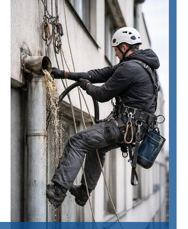 Прочистка водосточных труб в Тейково от 3806 р. | ВЫСОТНИК-Ткв