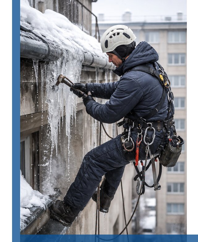 Удаление наледи и чистка водостоков в Тейково оперативно и безопасно