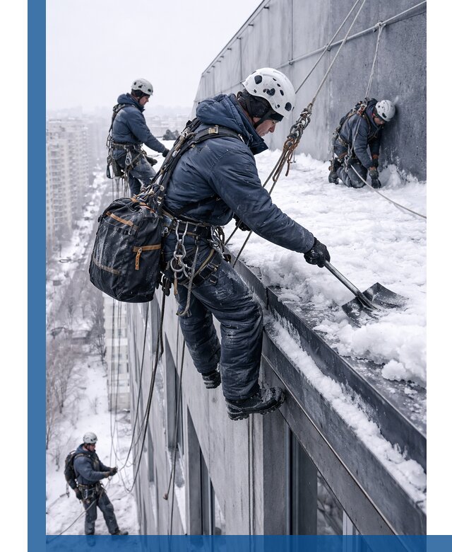 Абонентское обслуживание кровли зимой в Тейково регулярный уход