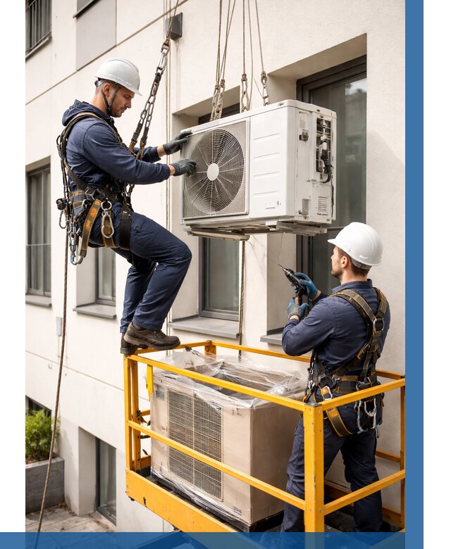 Демонтаж внешнего блока кондиционера в Тейково от 3806 р. | ВЫСОТНИК-Ткв