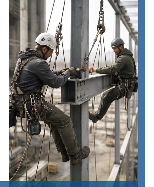 Монтаж металлоконструкций на высоте в Тейково от 3806 р. | ВЫСОТНИК-Ткв
