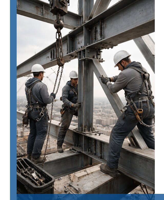 Профессиональный монтаж металлоконструкций на высоте в Тейково