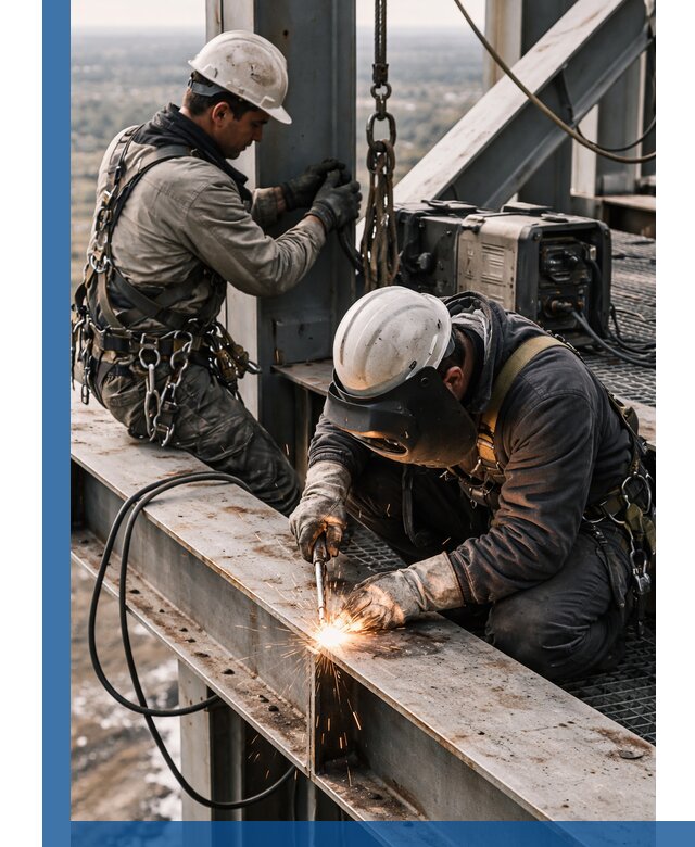 Высотные сварочные работы в Тейково для промышленных объектов