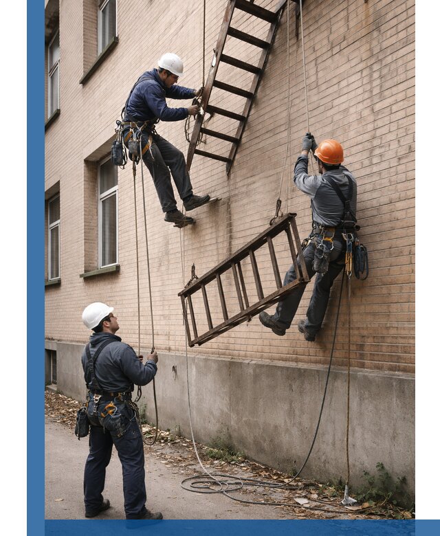 Демонтаж пожарной лестницы в Тейково быстро и безопасно