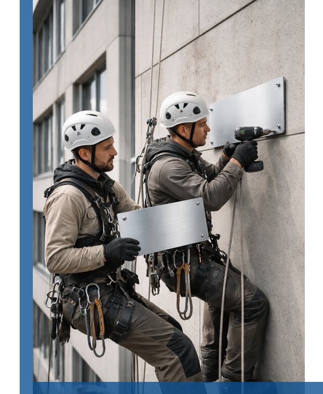 Монтаж табличек и указателей в Тейково для зданий и сооружений