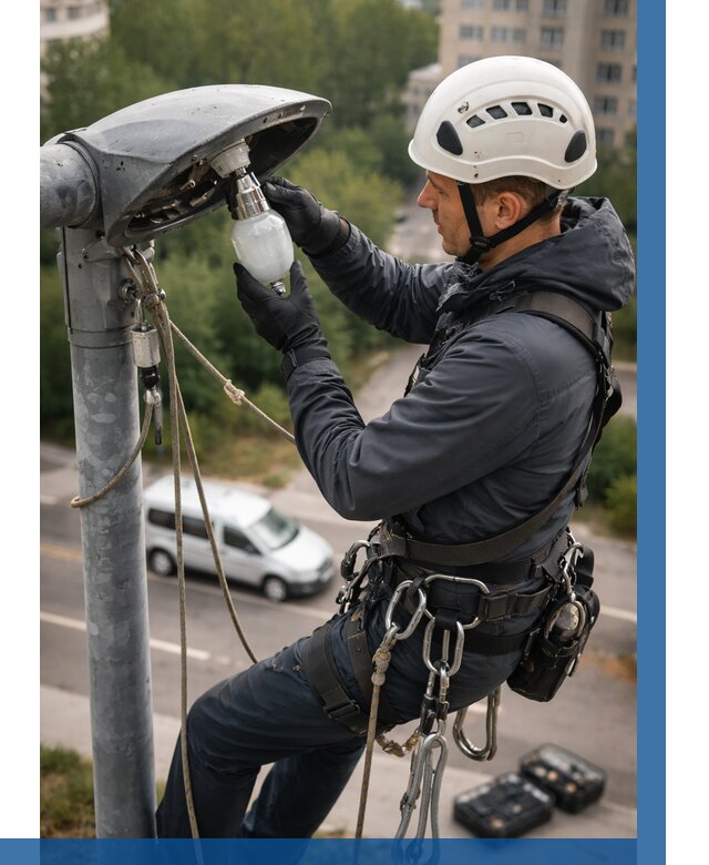 Замена ламп на высоте в Тейково от 2718 р. | ВЫСОТНИК-Ткв