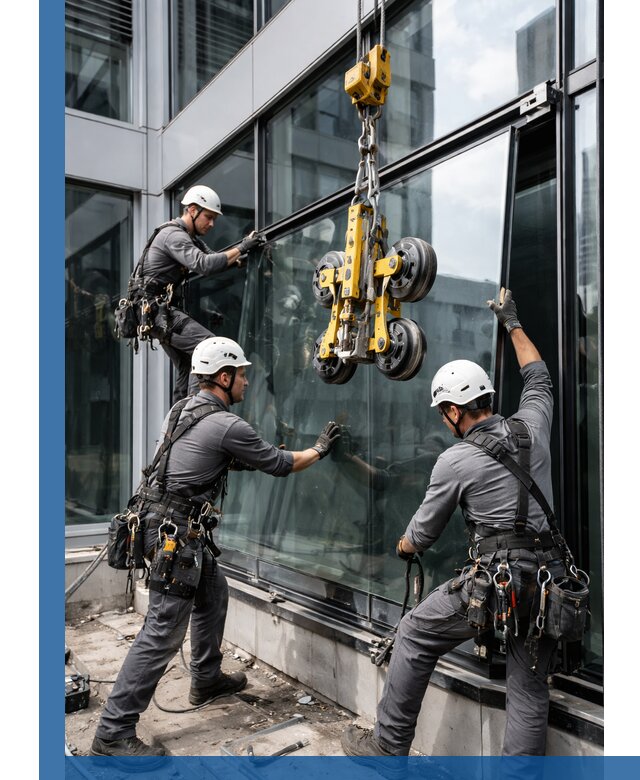 Структурное остекление фасадов в Тейково монтаж и обслуживание