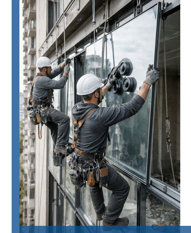 Витражное остекление фасадов и лоджий в Тейково под ключ