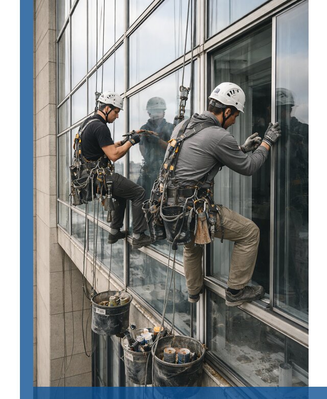 Ремонт витражных конструкций и фасадного остекления в Тейково