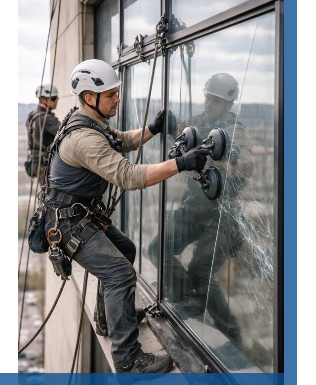 Замена стекла в витраже в Тейково под ключ от 9242 р. | ВЫСОТНИК-Ткв