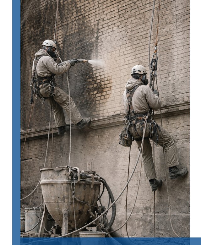 Пескоструйная очистка фасадов в Тейково профессионально