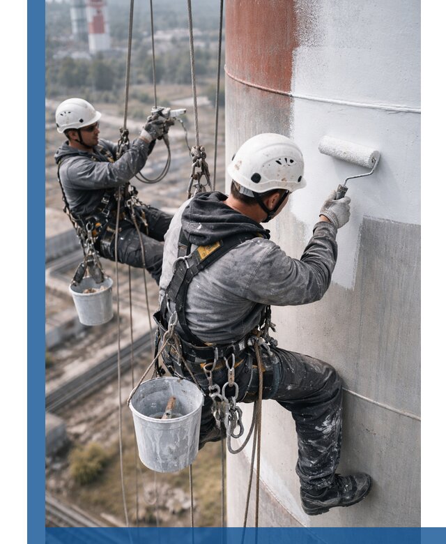 Покраска дымовых труб в Тейково: антикоррозийная защита и восстановление