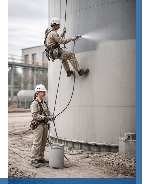 Покраска резервуаров в Тейково от 1305 р. | ВЫСОТНИК-Ткв — заказать