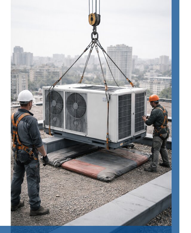 Подъем груза на крышу в Тейково от 5437 р. | ВЫСОТНИК-Ткв заказать