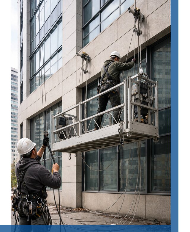 Монтаж и подъем фасадной люльки в Тейково от 13048 р. | ВЫСОТНИК-Ткв