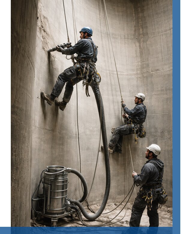 Зачистка силосов в Тейково от 4893 р. Договор и смета ВЫСОТНИК-Ткв