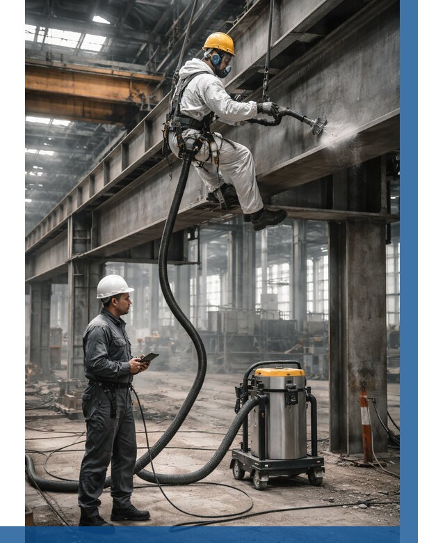 Обеспыливание конструкций в цехе в Тейково от 4567 р. | ВЫСОТНИК-Ткв