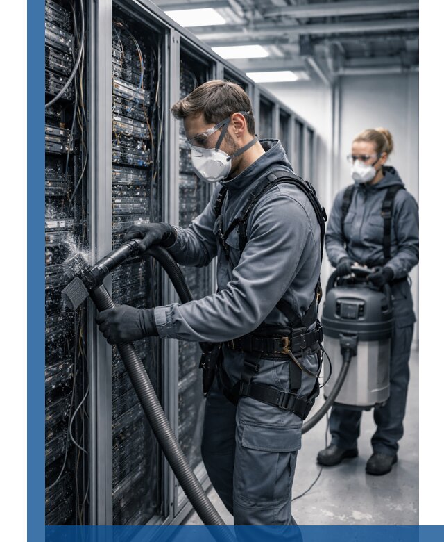 Обеспыливание серверной комнаты в Тейково, профессиональная очистка