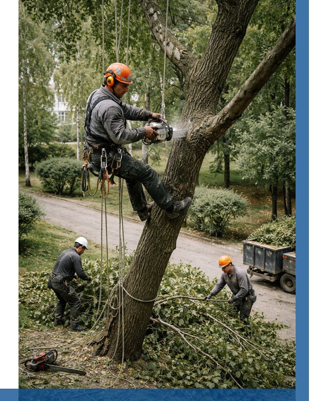 Кронирование деревьев в Тейково от 7067 р. | ВЫСОТНИК-Ткв