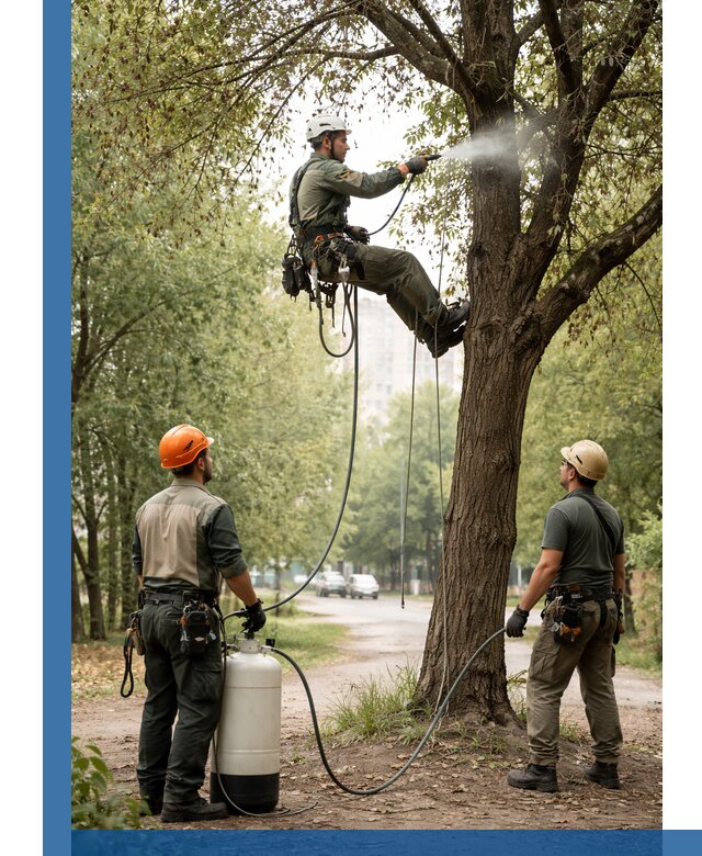 Обработка деревьев от вредителей в Тейково профессиональная защита