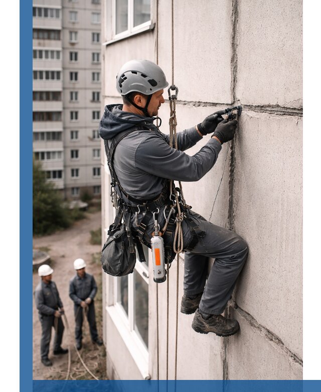 Обследование межпанельных швов и герметизация в Тейково